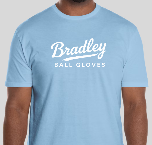 Bradley Ball Gloves Port & Company Carolina Blue Script T