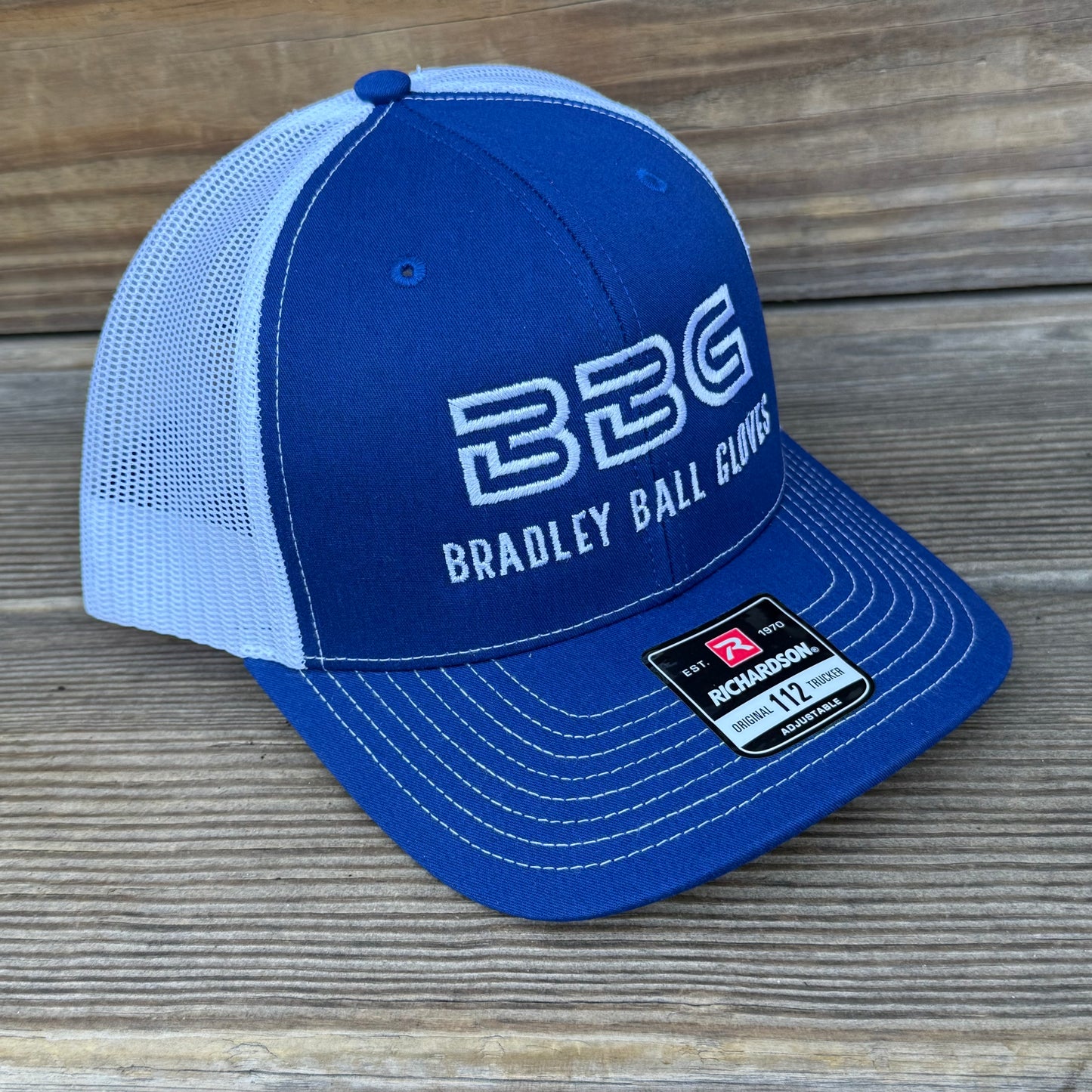Bradley BBG Trucker Hat Royal/White