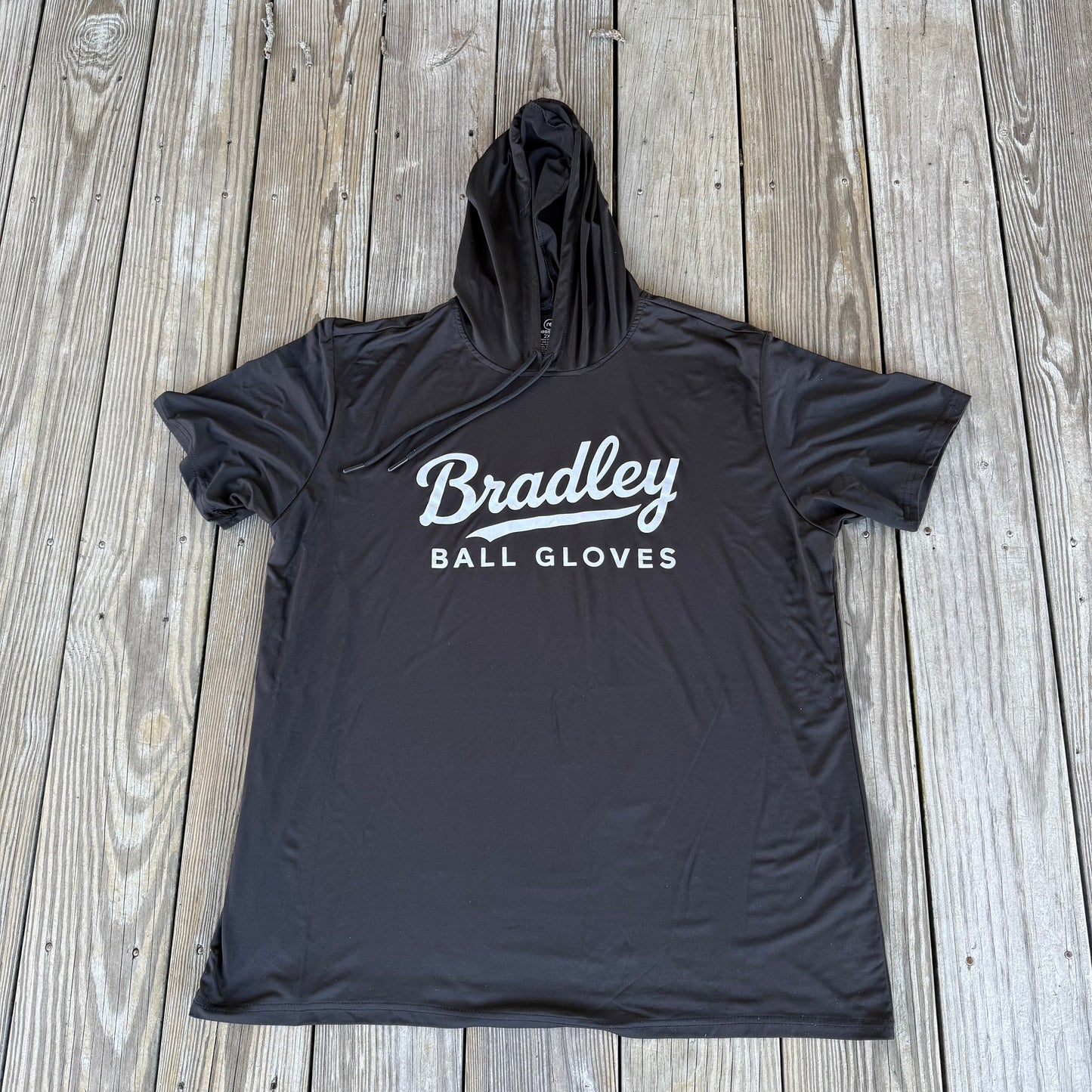 Adult Fit Short Sleeve BP Hoodie BLACK