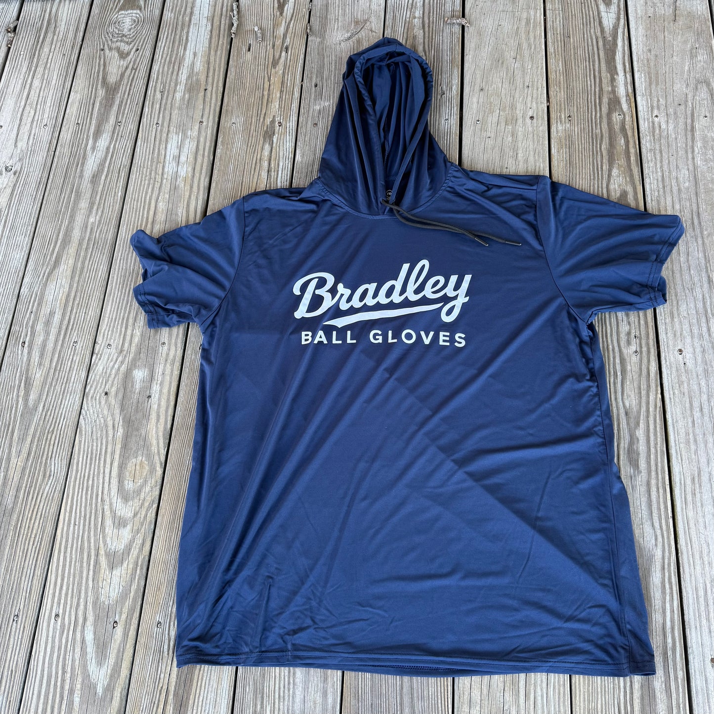 Adult Fit Short Sleeve BP Hoodie NAVY