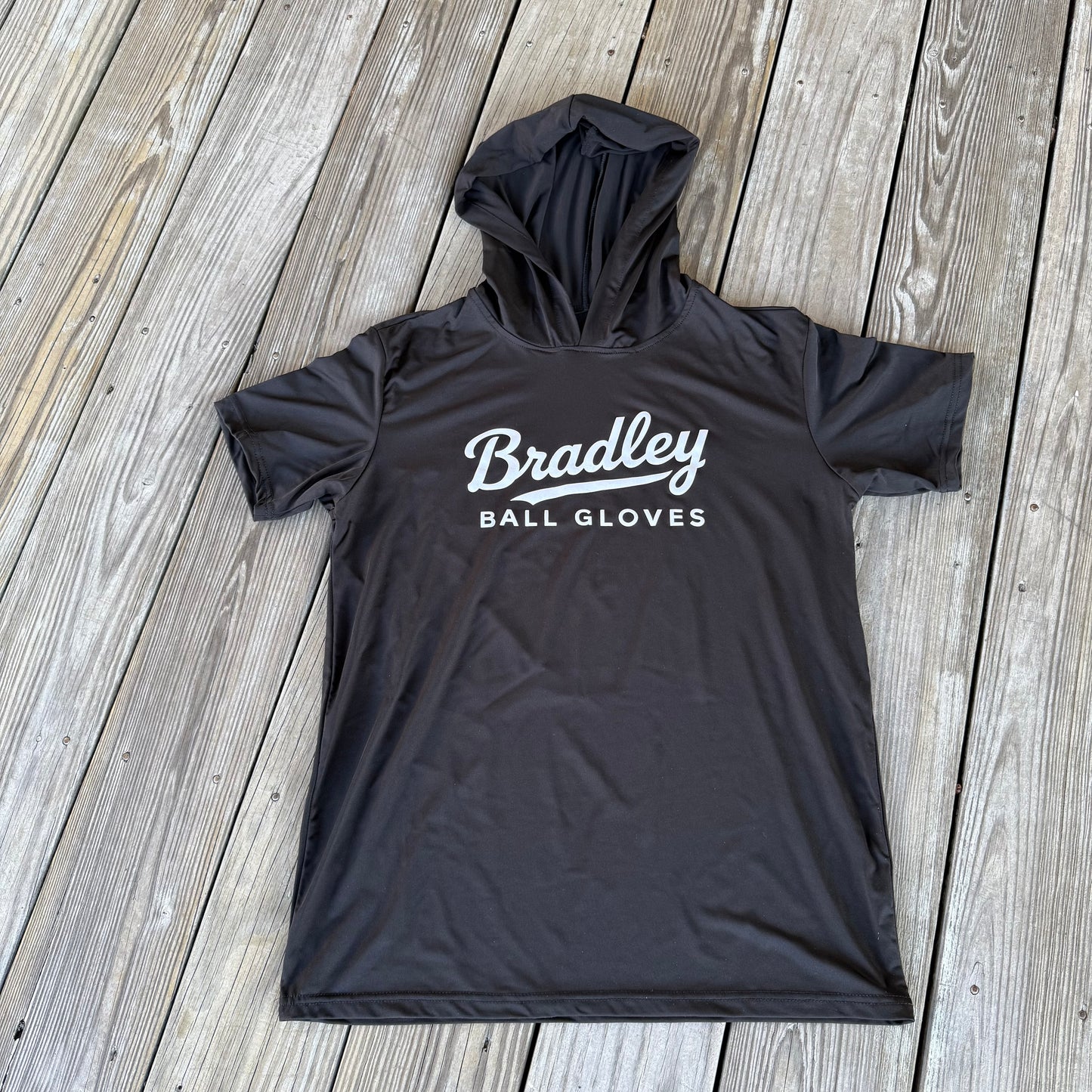 Youth Lightweight Short Sleeve BP Hoodie BLACK