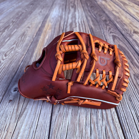 I-Trap-Web, Next Play Series USA Steerhide,5-STAR '25 Dark Brown/Tan