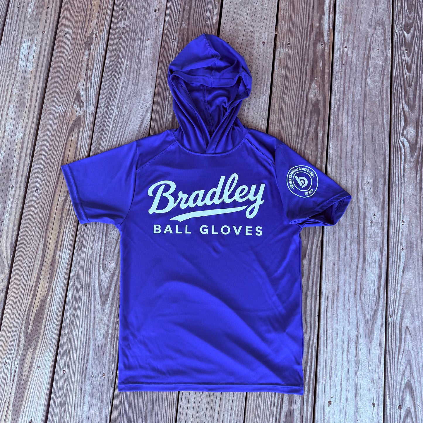 Youth Lightweight Short Sleeve BP Hoodie ROYAL