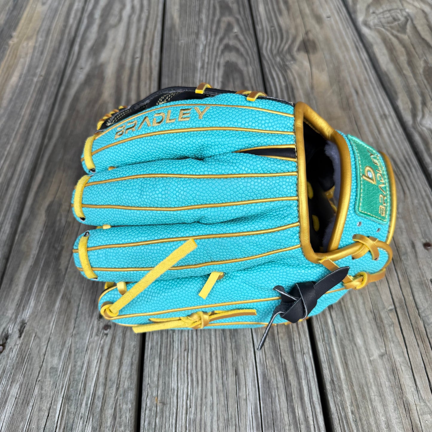 Lace Post, BBG LTD MicroShell, Teal/Black/Shimmering Gold