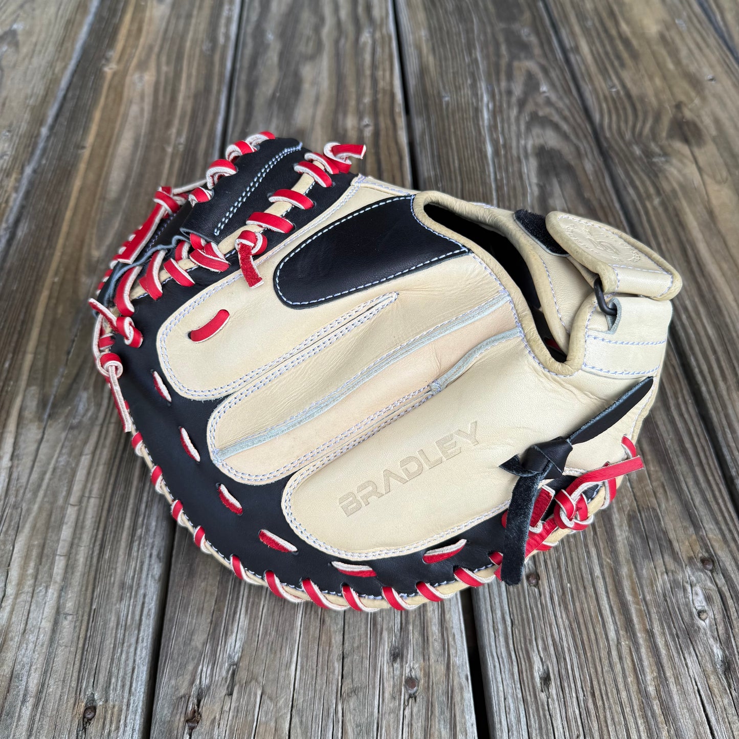 Open Back ADJ Catcher's Mitt, Next Play Pro Kip LTD '25
