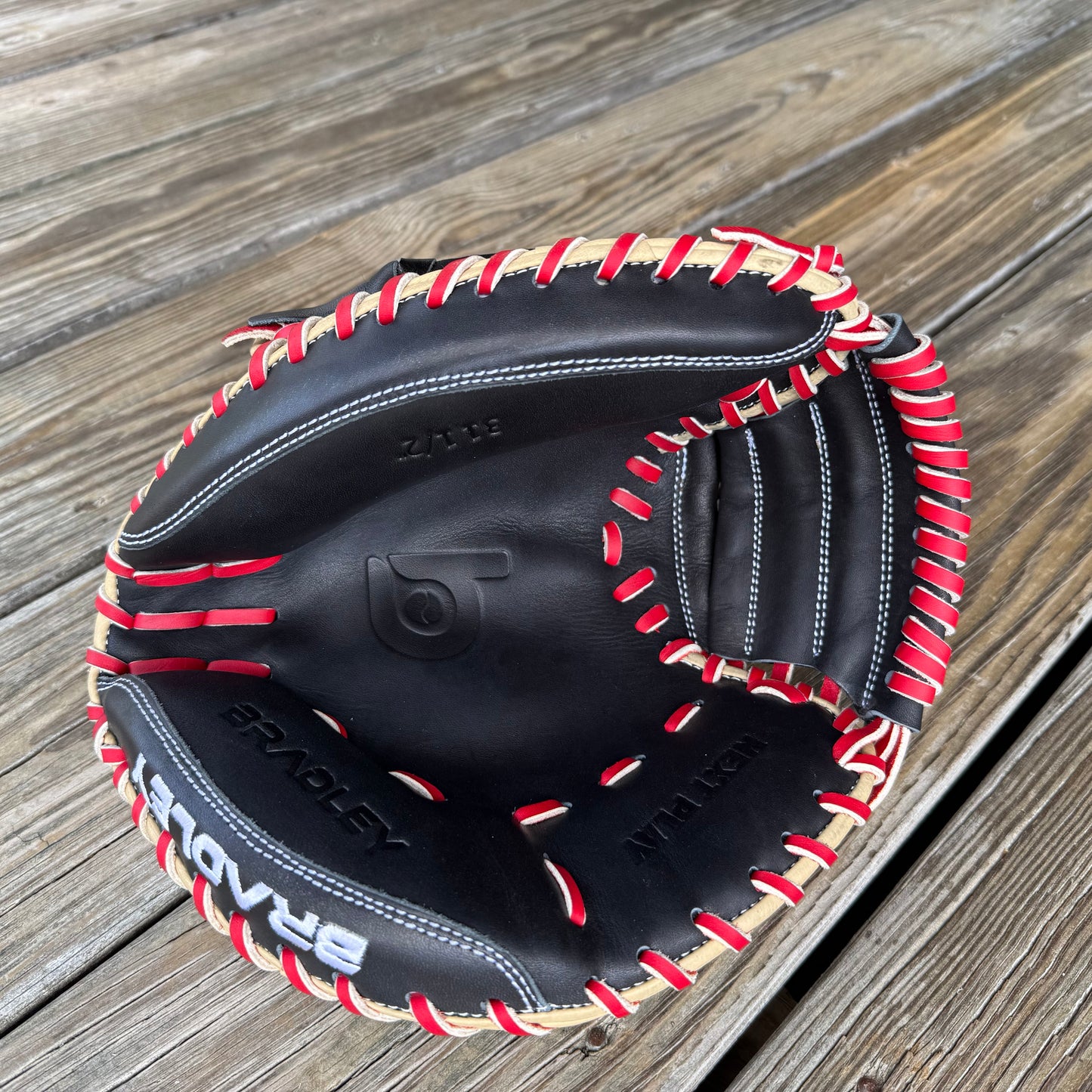 Open Back ADJ Catcher's Mitt, Next Play Pro Kip LTD '25