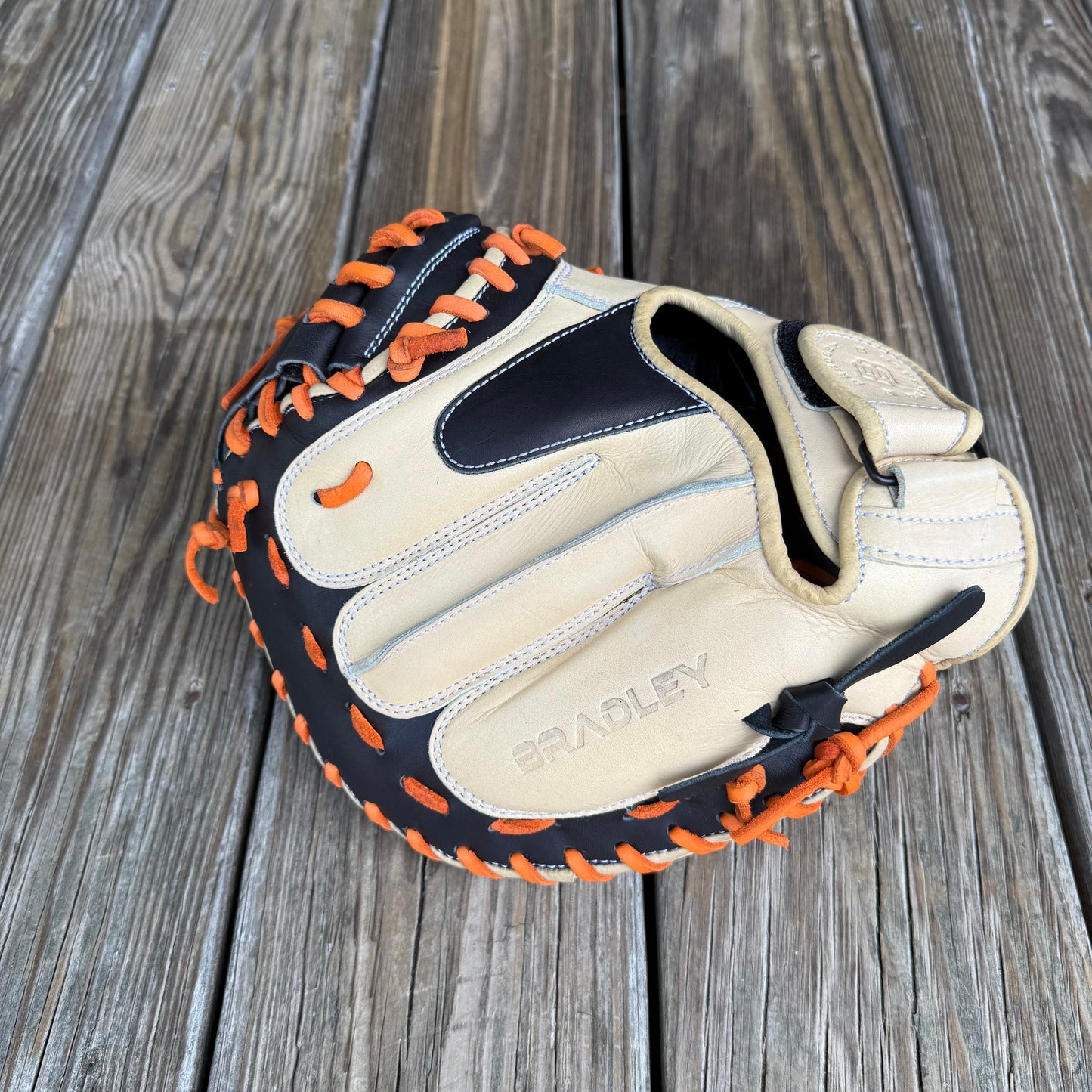 Open Back ADJ Catcher's Mitt, Next Play Pro Kip LTD '25
