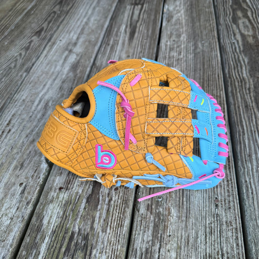 H-Web, BBG LTD Ice Cream Cone, 11.5" Tan/Blue Moon