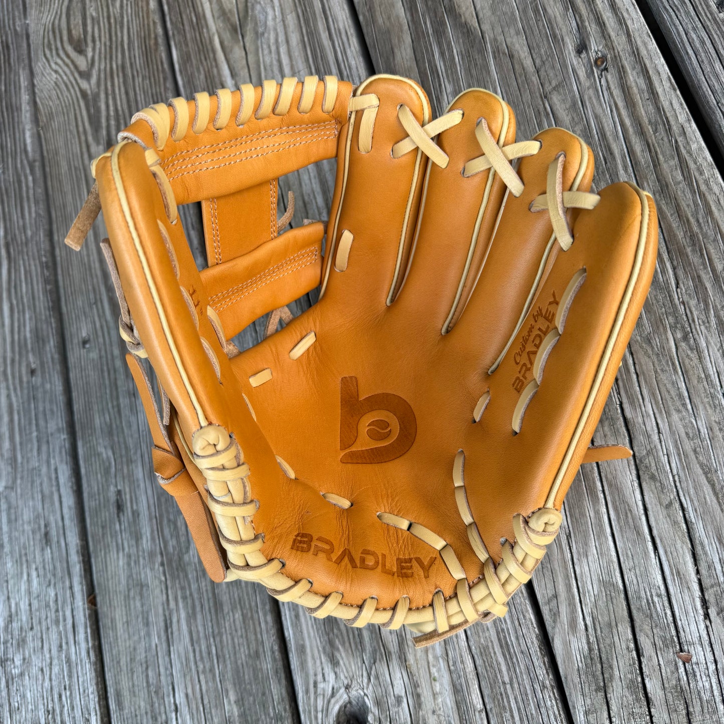 11" I-Web CBB Texas Steerhide Custom Outtake,Tan/Camel