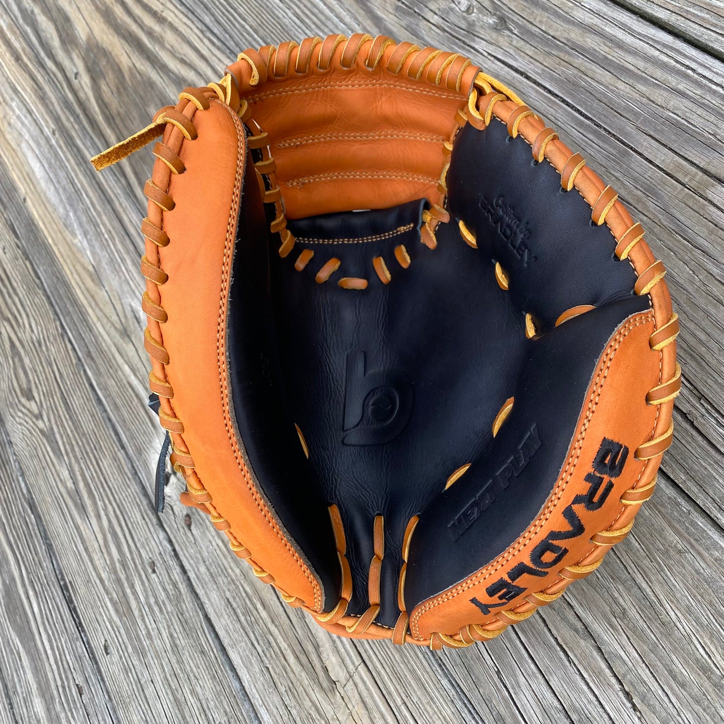 Open Back ADJ Catcher's Mitt, Next Play Pro Kip LTD '24S