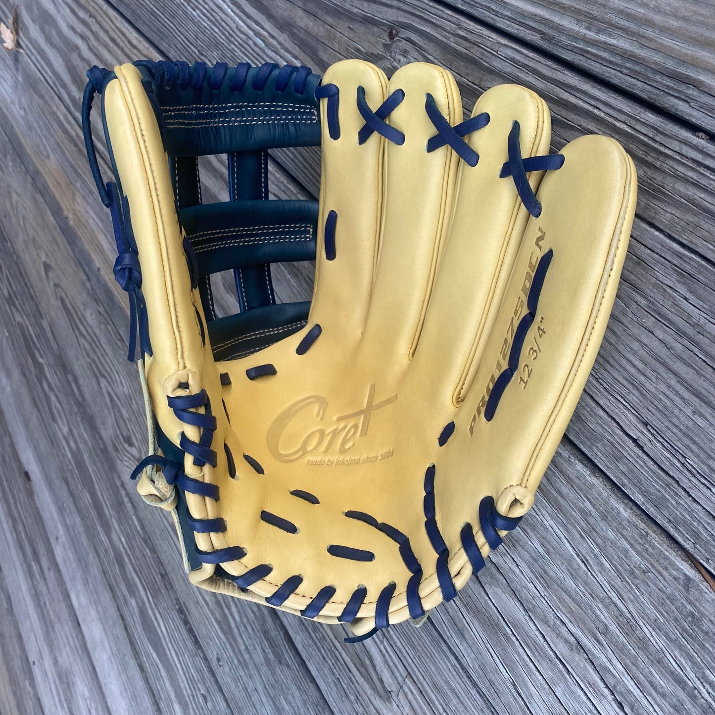 SPECIAL! IKJ 12.75" H-Web BLONDE AND DARK BLUE, JAVA KIP (Pro Fit)