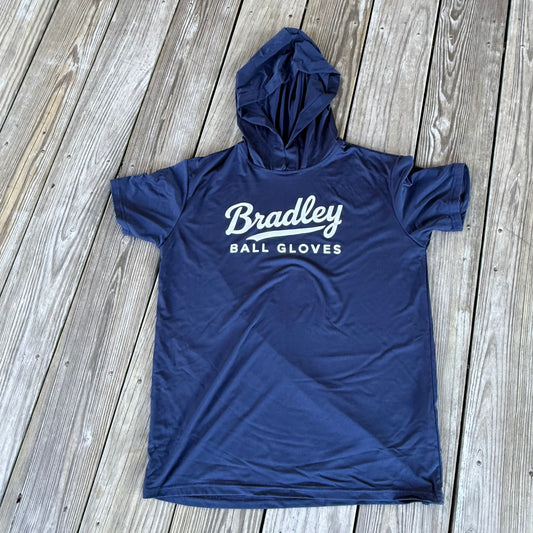 Youth Lightweight Short Sleeve BP Hoodie NAVY