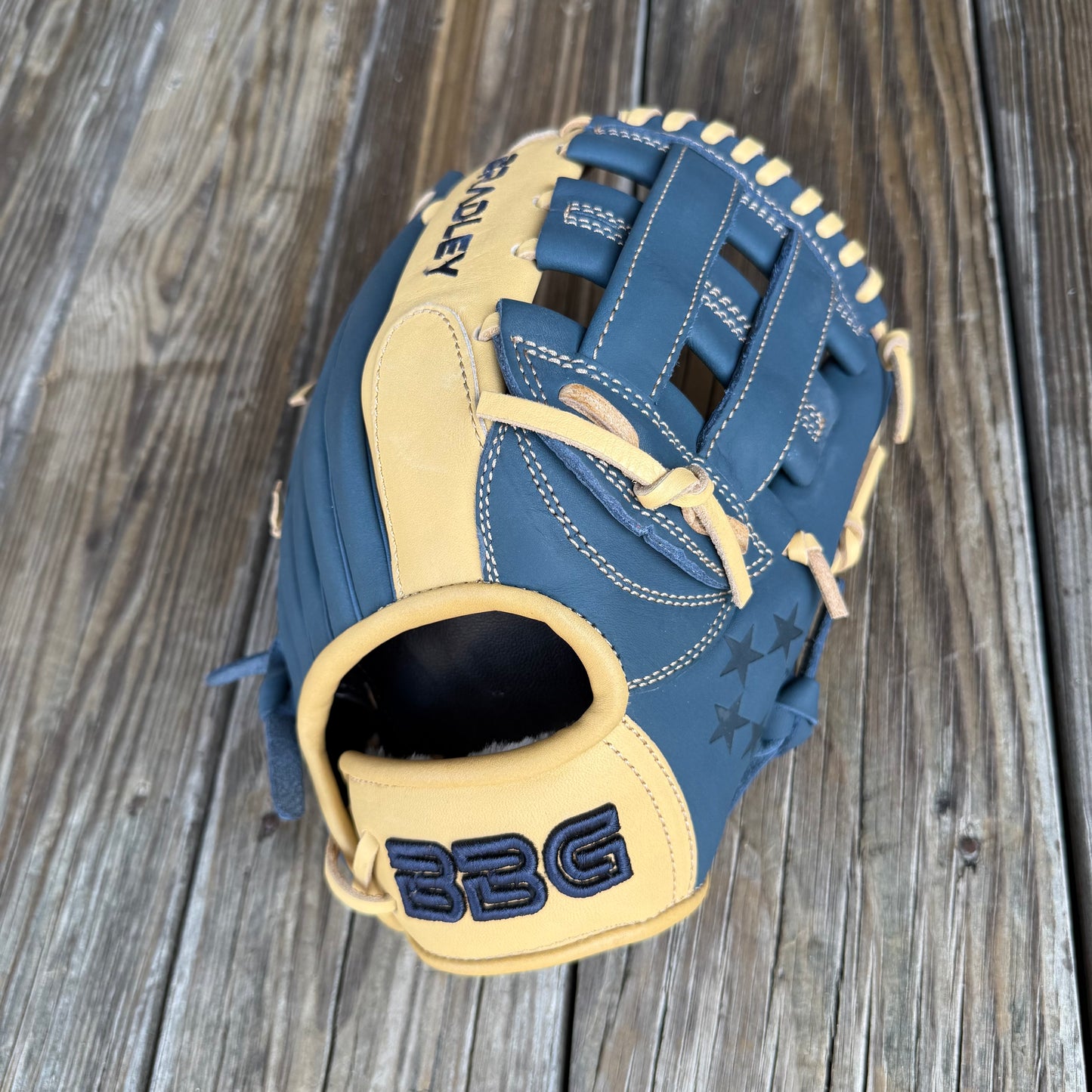 H-Web, Next Play Series Texas Steerhide,5-STAR '25 Navy/Camel