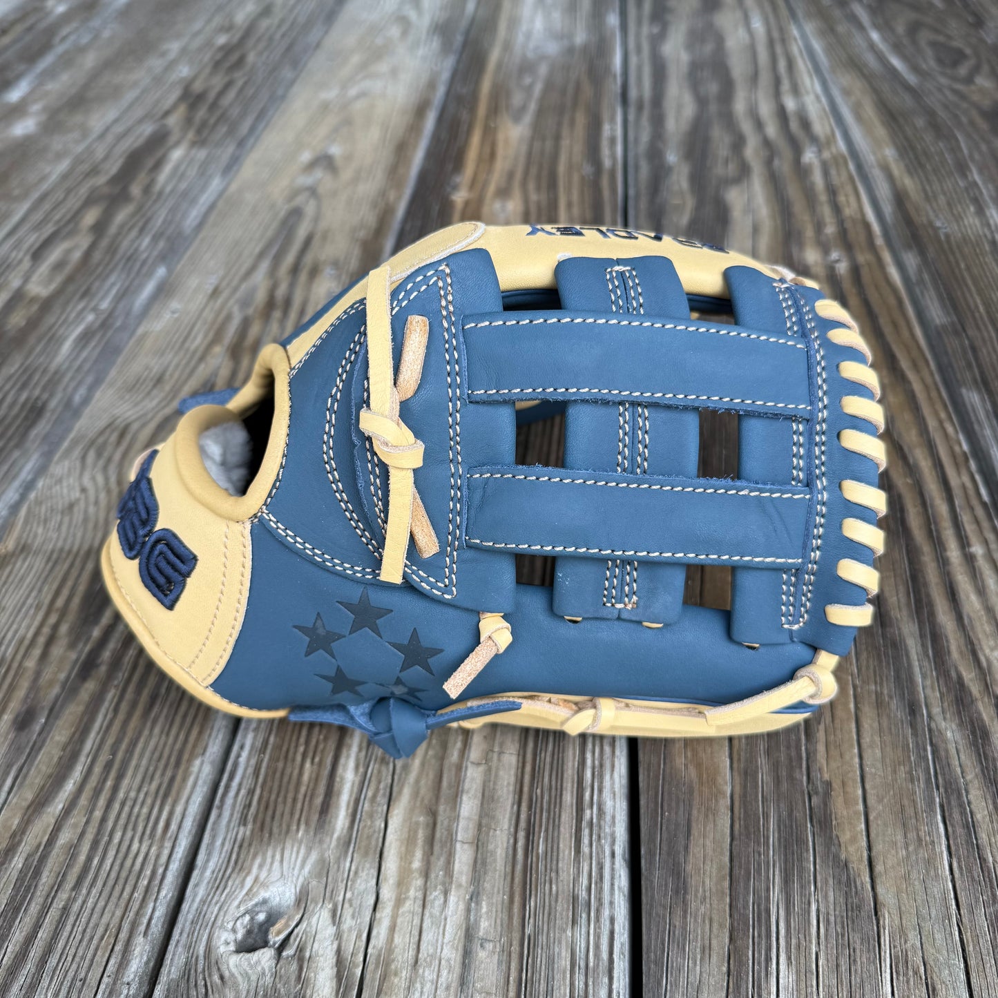H-Web, Next Play Series Texas Steerhide,5-STAR '25 Navy/Camel