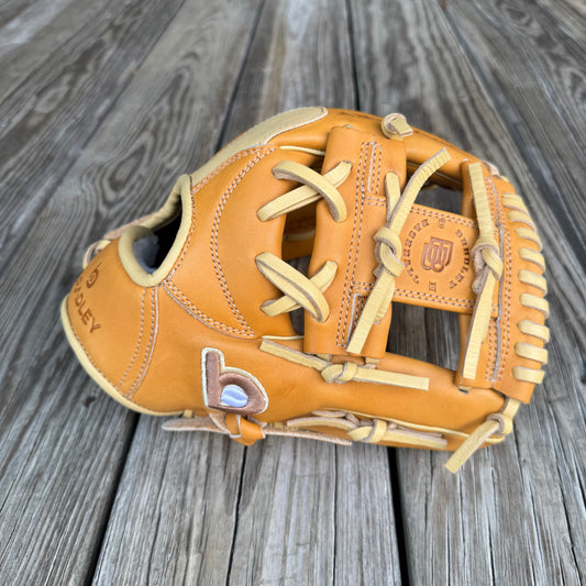 11" I-Web CBB Texas Steerhide Custom Outtake,Tan/Camel