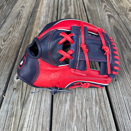 I-Web, BBG LTD Cotton Candy Navy/Red USA STEERHIDE