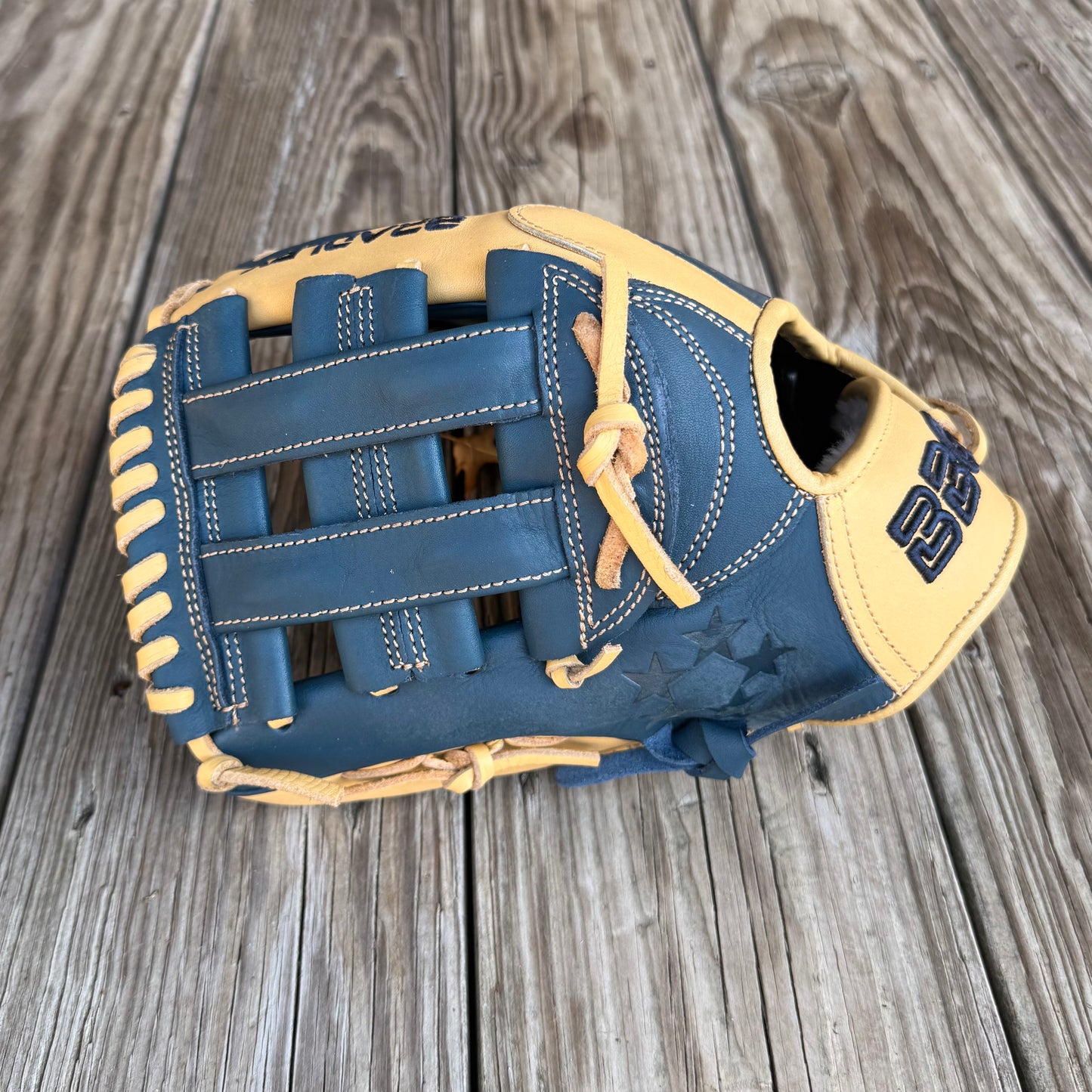 H-Web, Next Play Series Texas Steerhide,5-STAR '26 Navy/Camel