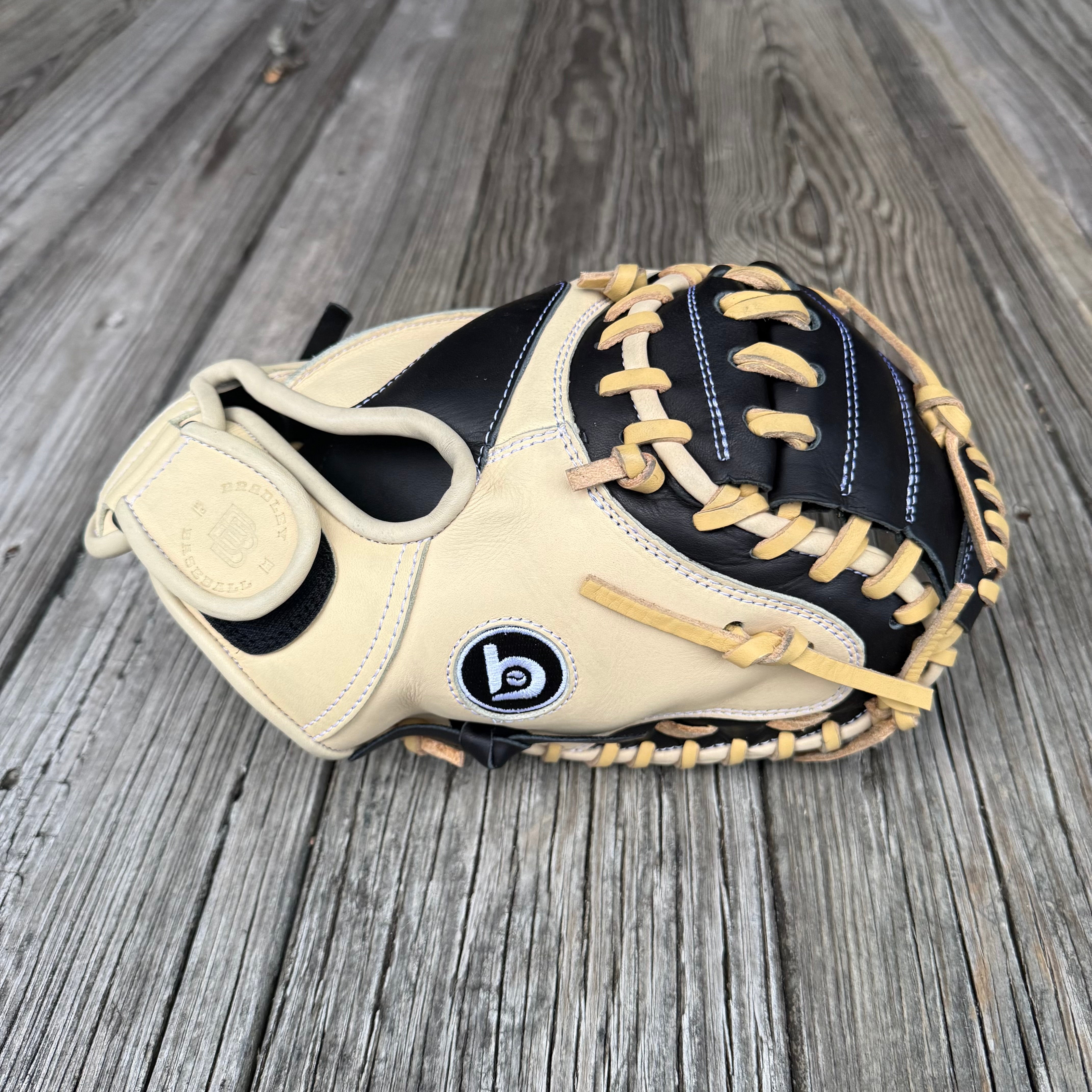 Open Back ADJ Catcher's Mitt, Next Play Pro Kip LTD '25 – Bradley
