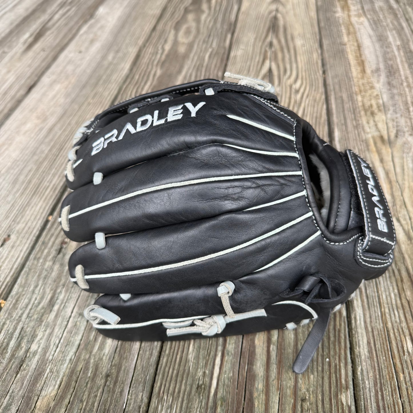 12" H-Web, Steerhide Custom Outtake Black/Gray "LT Cavaliers"