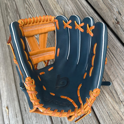 V-Web, Next Play BBG Limited Edition Texas Steerhide,5-STAR Navy/Tan