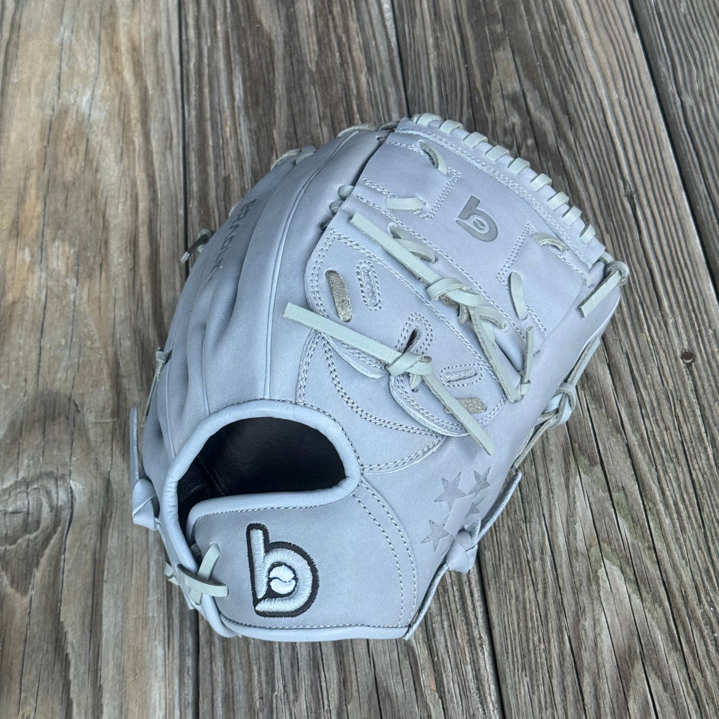 Split Solid-Web, Next Play 5-Star Limited Edition Texas Steerhide,5-STAR Gun Metal Gray