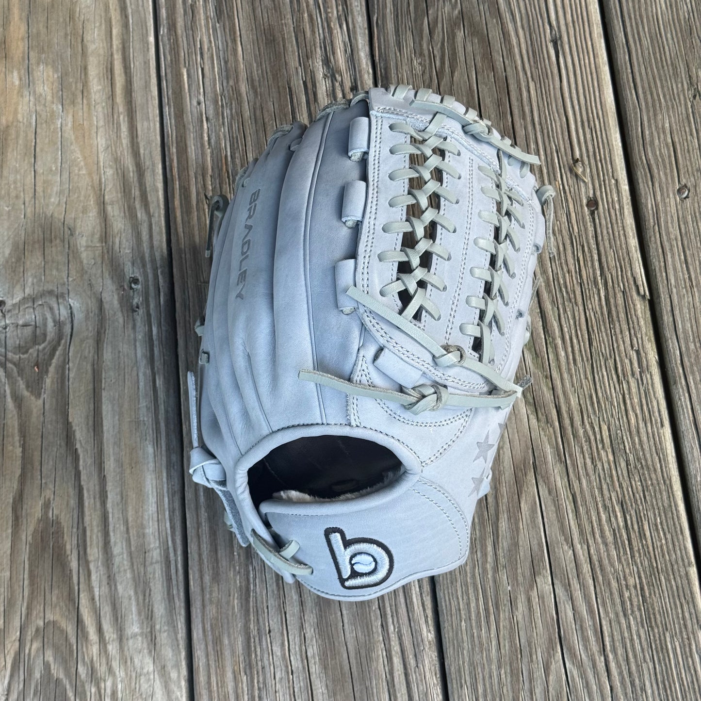 Trident Trap Web, Next Play 5-Star Limited Edition Texas Steerhide,5-STAR Gun Metal Gray
