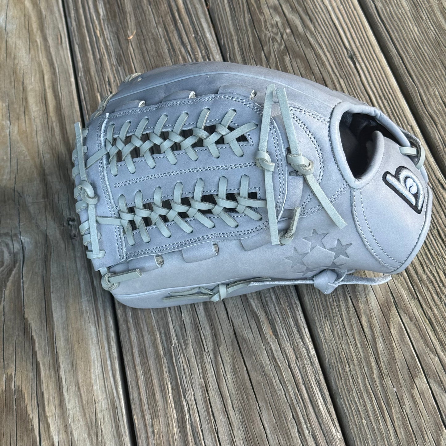 Trident Trap Web, Next Play 5-Star Limited Edition Texas Steerhide,5-STAR Gun Metal Gray