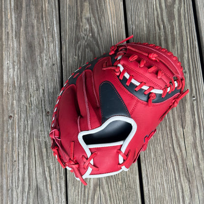 32" Native Kip Red/Navy Custom Outtake Catcher's Mitt