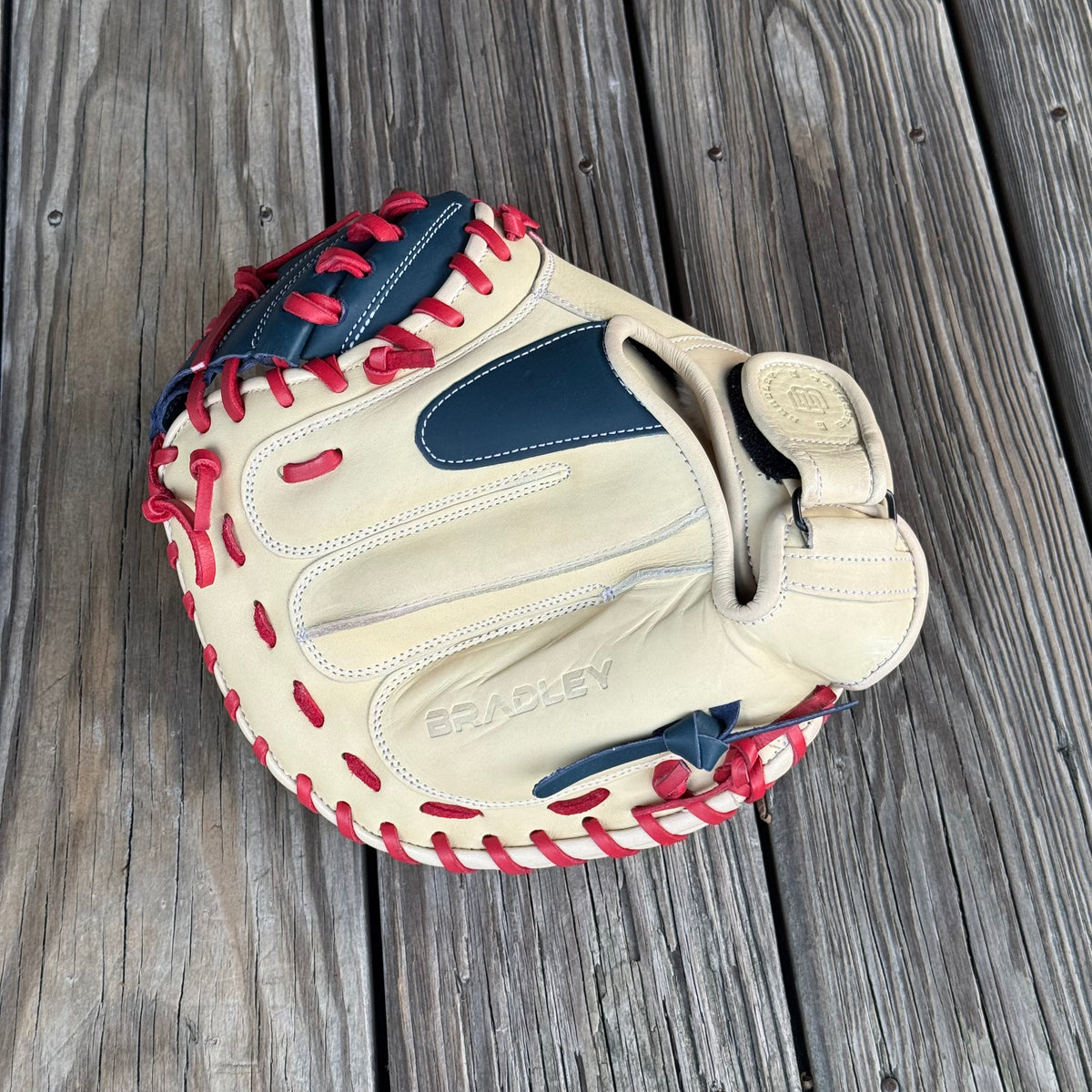Open Back ADJ Catcher's Mitt, Next Play Pro Kip LTD '27