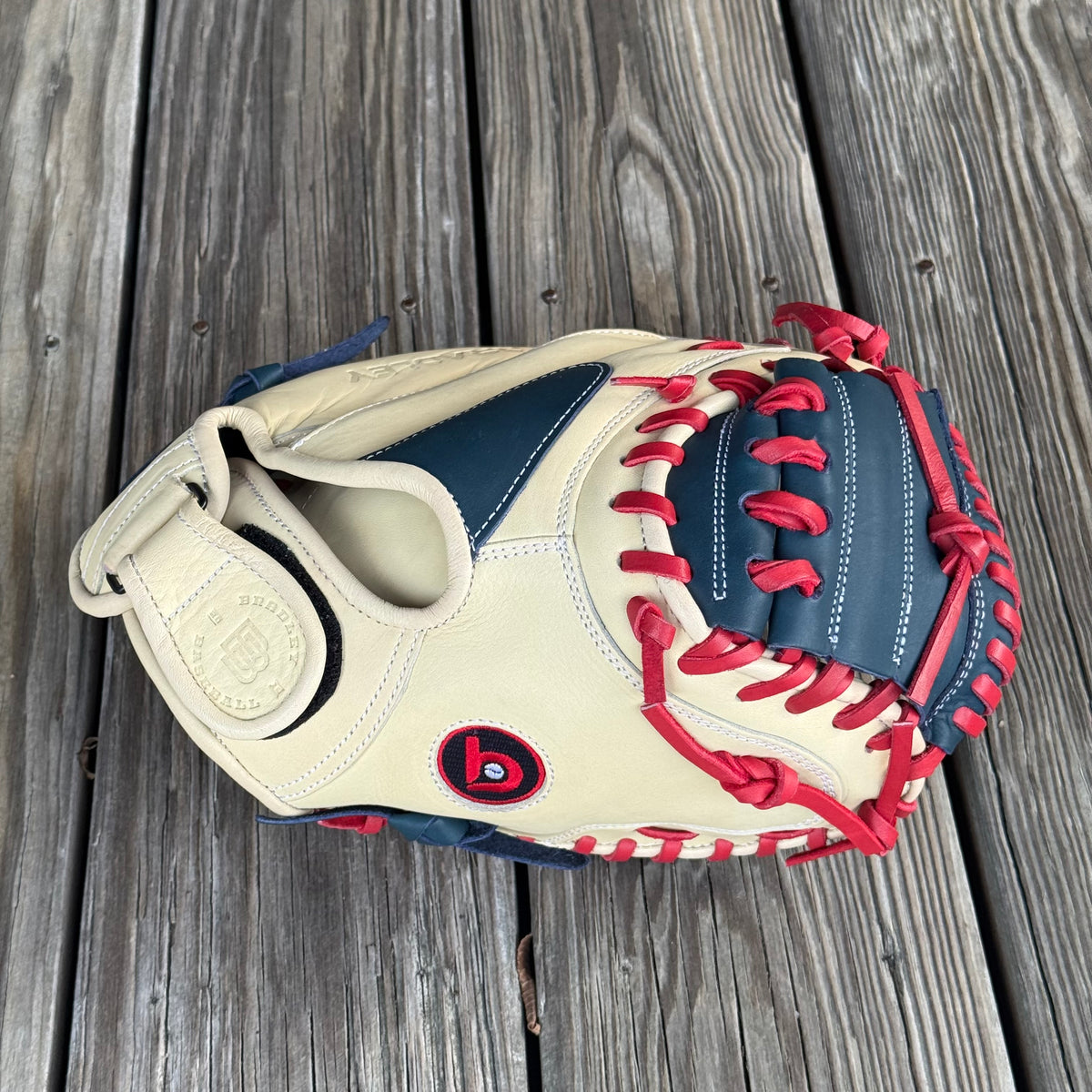 Open Back ADJ Catcher's Mitt, Next Play Pro Kip LTD '27