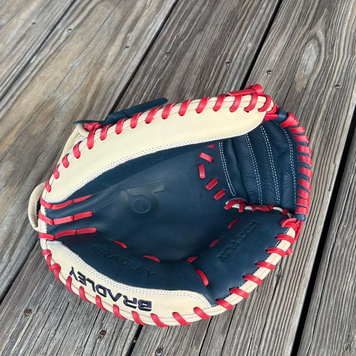 Open Back ADJ Catcher's Mitt, Next Play Pro Kip LTD '27
