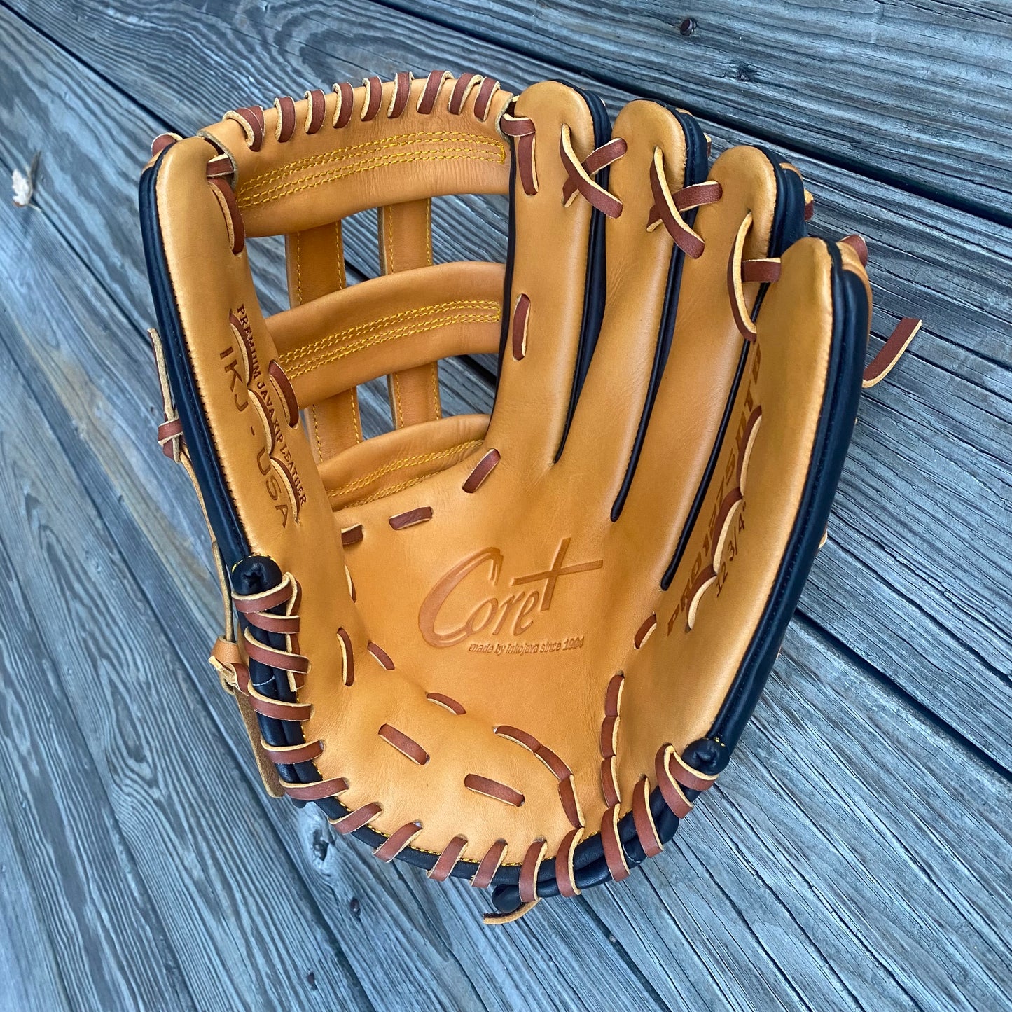 SPECIAL! IKJ 12.75" H-Web BLACK AND TAN, JAVA KIP (Pro Fit)