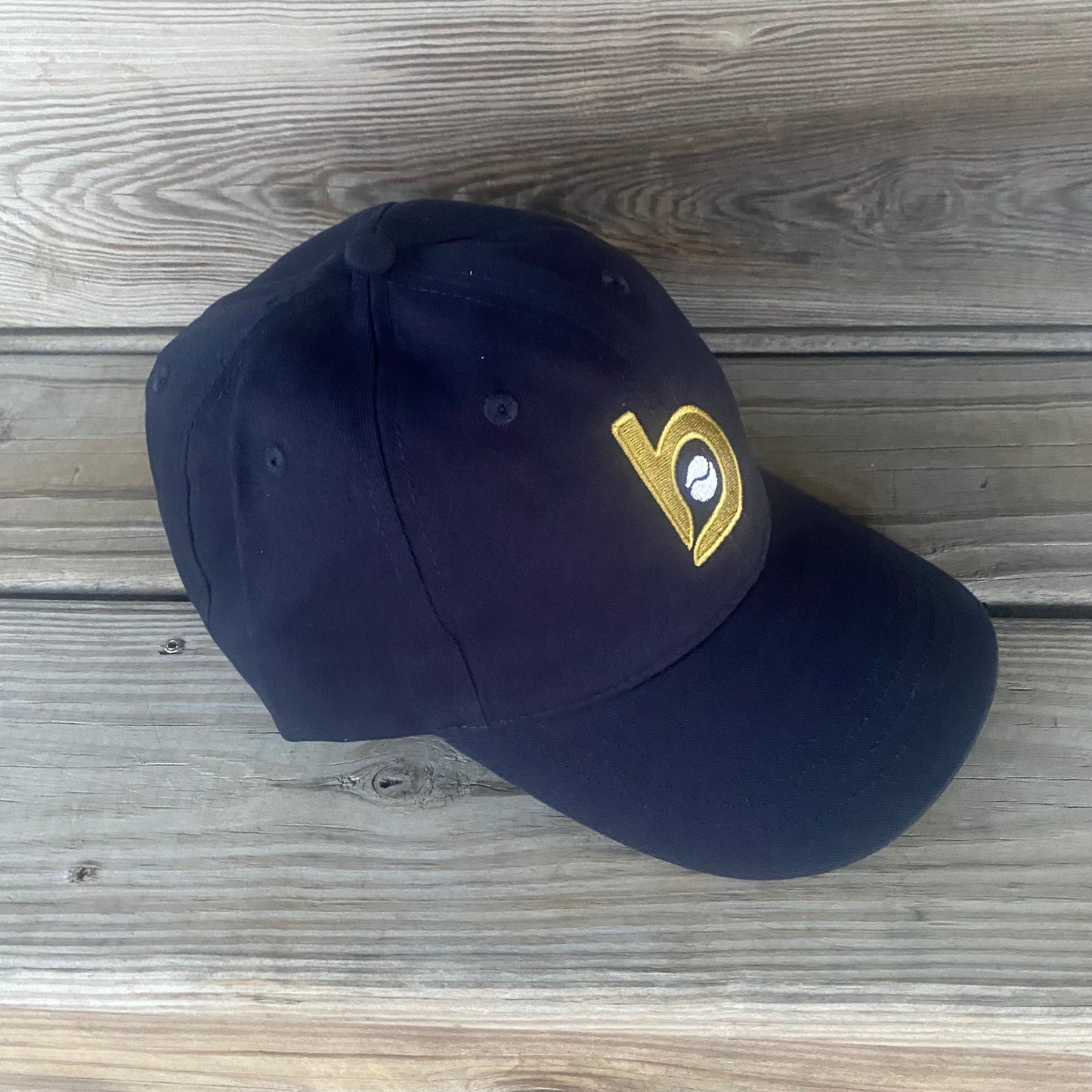 Bradley Baseball Navy/Gold Dad Hat "b" logo