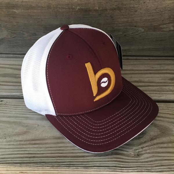 Bradley Baseball Flex-Fit Flat BP Hat