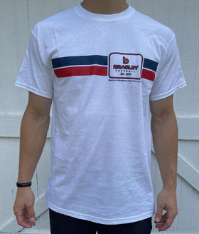Bradley Baseball Stripes T-Shirt