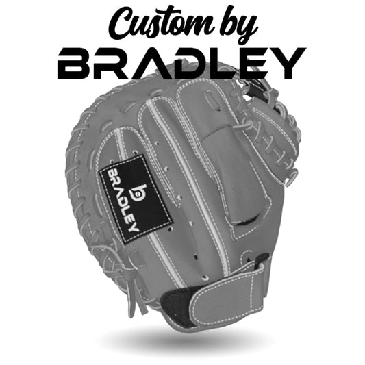 Custom Closed-Back Velcro Strap Catcher's Mitt Model - 3D Configurator